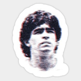 Diego Maradona expressions Sticker